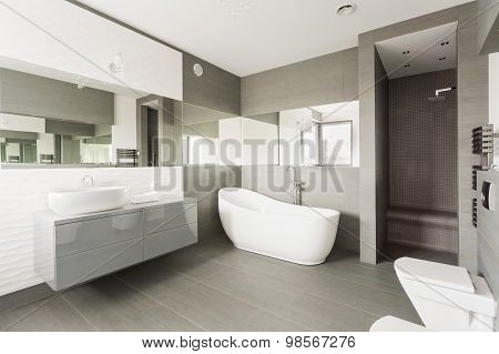 White Exclusive Washroom