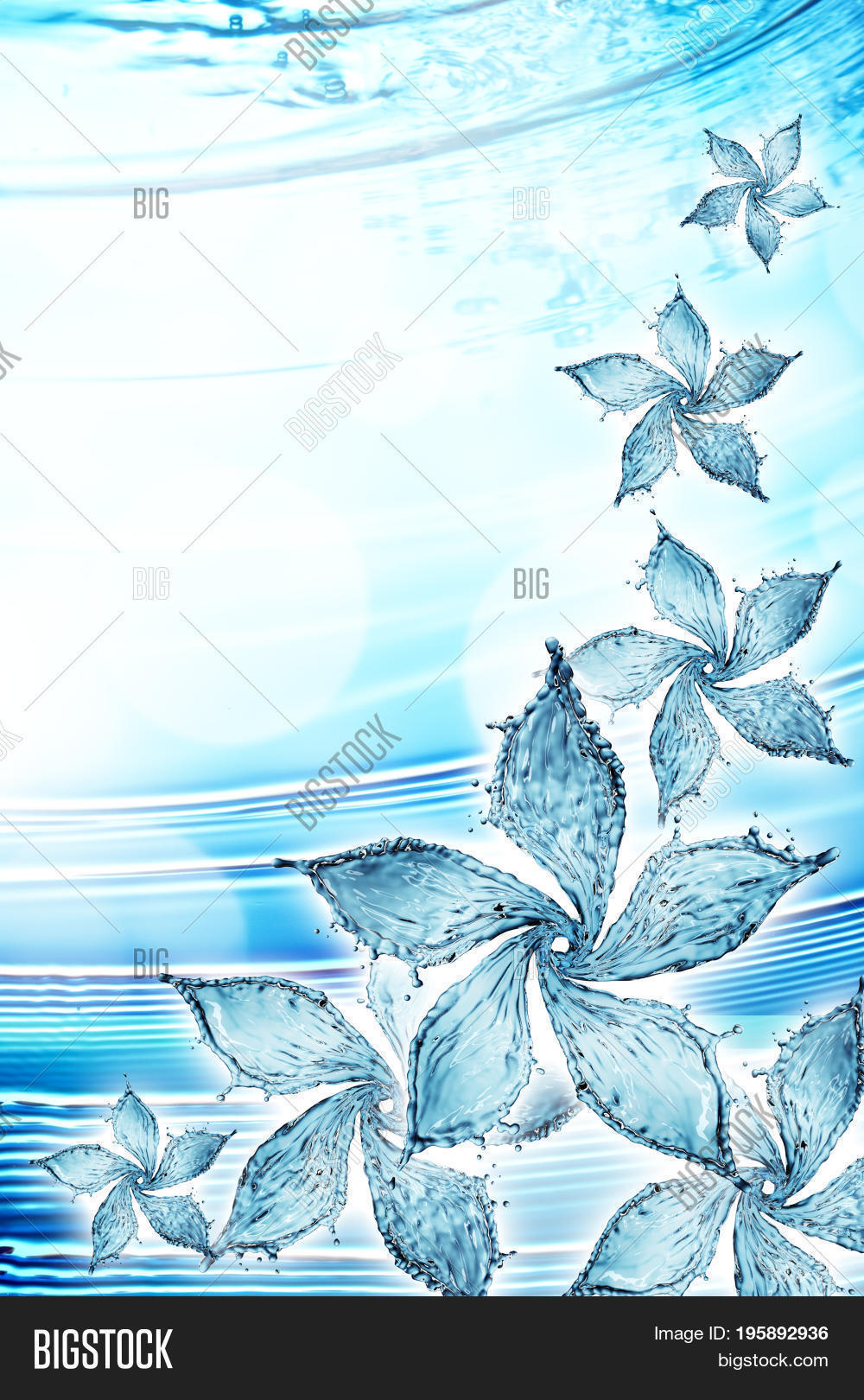 Flower Made Water Image & Photo (Free Trial) Bigstock