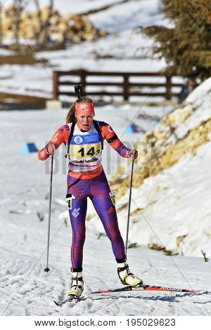 Cheile Gradistei, Roamania - January 30: Unknown Competitor In Ibu Youth&junior World Championships