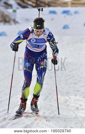 Cheile Gradistei, Roamania - January 30: Unknown Competitor In Ibu Youth&junior World Championships