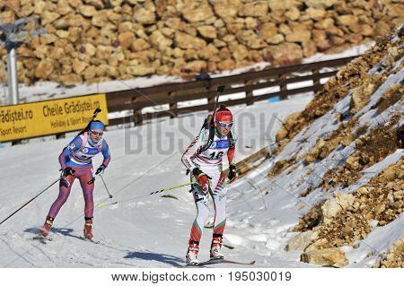 Cheile Gradistei, Roamania - January 30: Unknown Competitor In Ibu Youth&junior World Championships