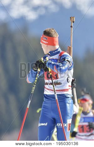 Cheile Gradistei, Roamania - January 30: Unknown Competitor In Ibu Youth&junior World Championships
