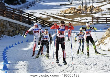 Cheile Gradistei, Roamania - January 30: Unknown Competitor In Ibu Youth&junior World Championships