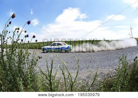 Tulcea, Romania - June 9-11: Danube Delta Rally Special Trial Windfarm On June 9-11, 2016 In Tulcea,