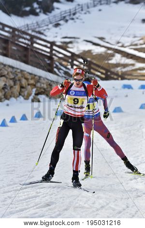 Cheile Gradistei, Roamania - January 30: Unknown Competitor In Ibu Youth&junior World Championships