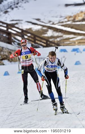 Cheile Gradistei, Roamania - January 30: Unknown Competitor In Ibu Youth&junior World Championships