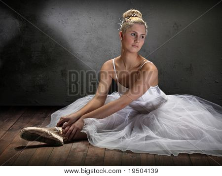 Beautiful ballet dancer