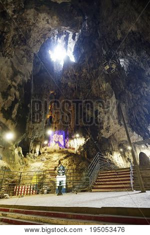 KUALA LUMPUR, 10 JANUARY 2017 - Batu Caves in Kulala Lumpur, Malaysia, Asia