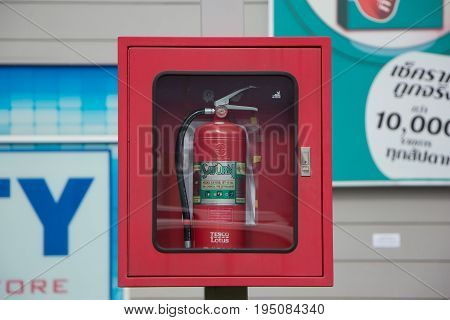 Fire Extinguisher Of Tesco Lotus Hyper Market