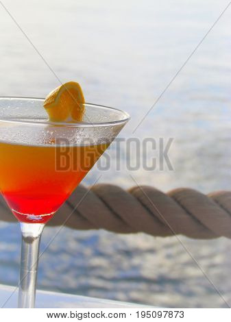 Sex on the Beach Cocktail in St Kitts