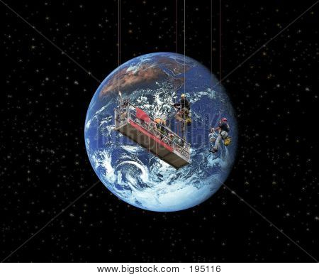 Nettoyage de la planète