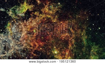 Universe scene with nebulae, stars and galaxies in outer space showing the beauty of space exploration. Elements of this image furnished by NASA.