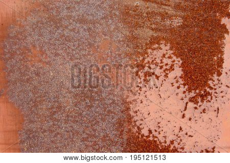 Rust texture on metal rusted surface- background
