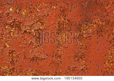 Rust texture on metal rusted surface- background