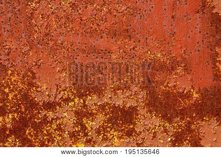 Rust texture on metal rusted surface- background