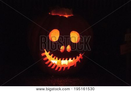 CHADDS FORD, PA - OCTOBER 26: View of The Great Pumpkin Carve carving contest on October 26, 2013