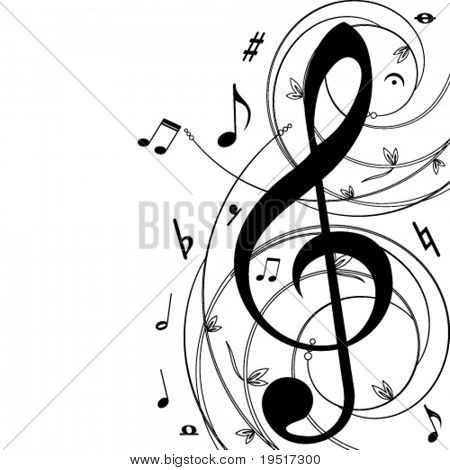 Music  Background - vector