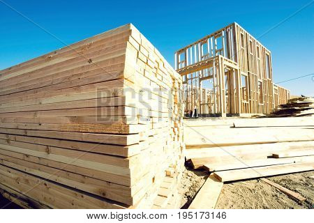 Construction Frame of a House