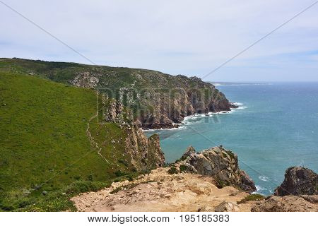 Roca Cape (cabo Da Roca) In Sintra Portugal