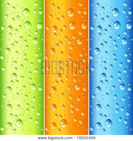 Sfondo astratto con acqua gocce