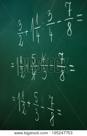 Calcualting With Fractions