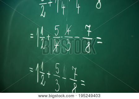 Calcualting With Fractions