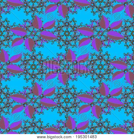 Seamless watercolor floral pattern with leaf composition on bright background perfect for wrappers sketchs postcards greeting cards wedding invitations romantic events etc.