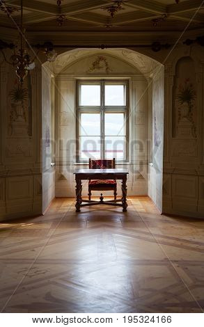 Gressoney, Italy - January 6Th: Interior Of Castle Savoia