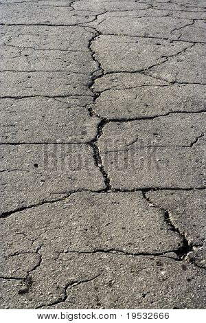 sfondo di asfalto cracking