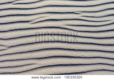 Grey strips on the balic beach, texture