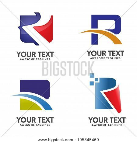 Elegant Letter R logo concept, perfect for all kind of business