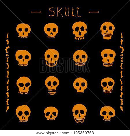 Hand Drawn Skull