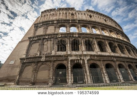 General view of the Colosseum, Rome, Italy