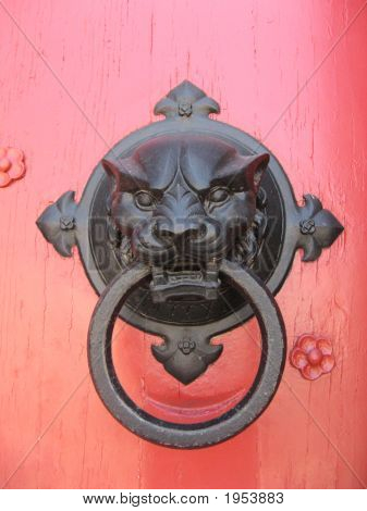 Heurtoir tête de Lion