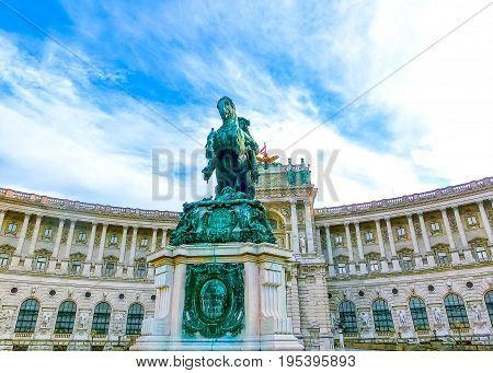 Vienna Hofburg Imperial Palace at day, Vienna, Austria
