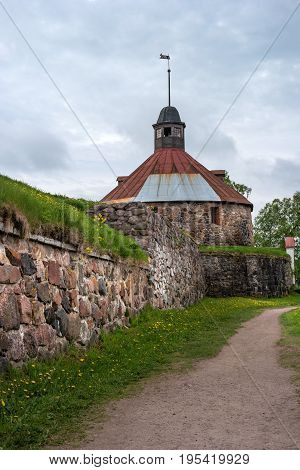 Korela fortress is a stone fortress in the town of Priozersk, on the island of the river Vuoksi. Russia