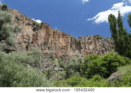 Ihlara Valley In Cappadocia, Turkey