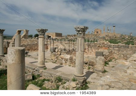 ของเมืองโรมัน Volubilis