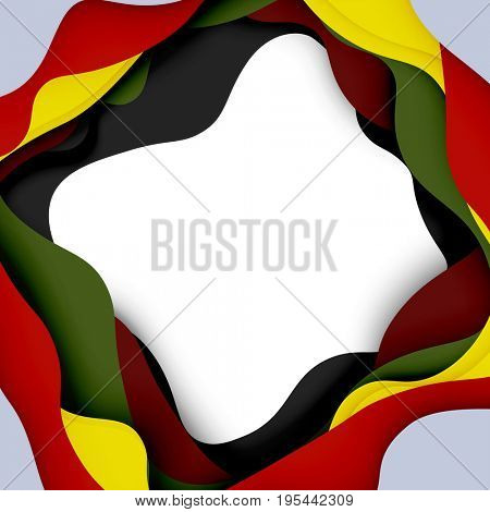 3d abstract background with cut shapes, business presentation, flyer template