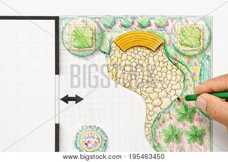 Balcony Garden Home Design on terrace .