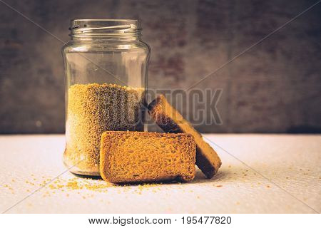 Homemade rusks! Enjoy the goodness of wheat! A perfect snack.