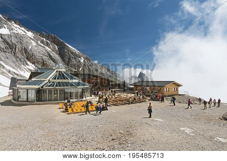 Zugspitzplatt On The Zugspitze, Editorial