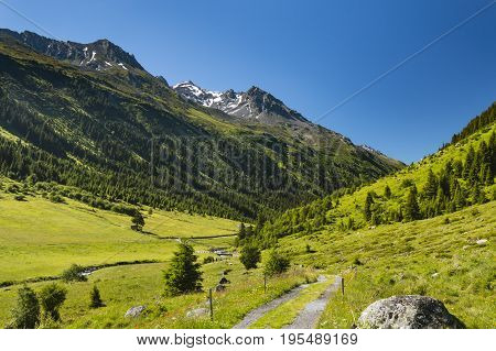 Jamtal Valley Near Galtur, Austria