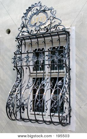 Windowbars auf ein Jahrhundert-Haus