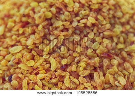In The Bazzar Lots Of Dried  Raisin Fruits