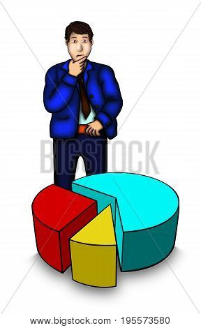 person faces a choice separate section of the diagram