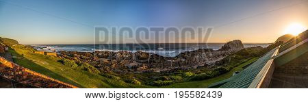 Panorama Landscape At The Tsitsikamma National Park And The Otter Trail In South Africa
