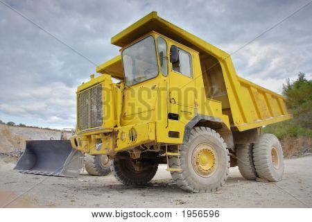 Dumper Truck op een bouwplaats