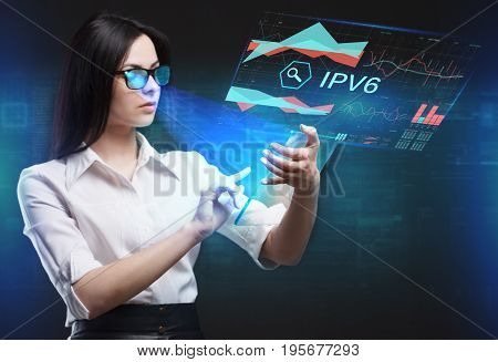 The Concept Of Business, Technology, The Internet And The Network. A Young Entrepreneur Working On A