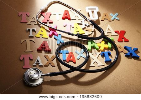 stethscope with lot of tax